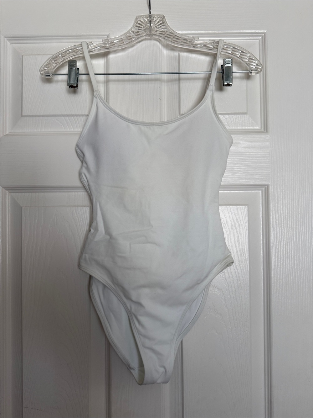 Andie White Minimal Scoop One-Piece Swimsuit